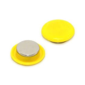 Bigpoint 30 mm Mıknatıs Sarı 6'lı Blister Plastik Kaplama Magnet