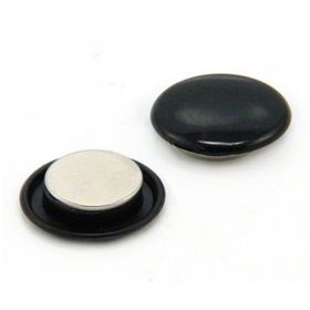 Bigpoint 30 mm Mıknatıs Siyah 6'lı Blister Plastik Kaplama Magnet