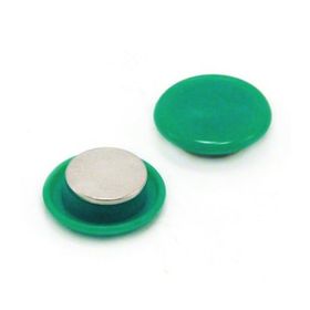 Bigpoint 30 mm Mıknatıs Yeşil 6'lı Blister Plastik Kaplama Magnet