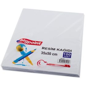 Bigpoint 35x50 cm 100'lü Paket Resim Kağıdı