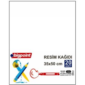 Bigpoint 35x50 cm 300 gr 20 Yaprak Suluboya Kağıdı
