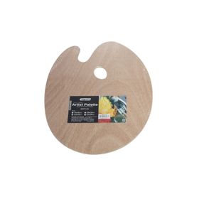 Bigpoint 40 cm Ahşap Sanatsal Oval Palet