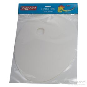 Bigpoint 43 cm Sanatsal Oval Palet