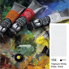 Bigpoint 45 ml Titanium White 104 6'lı Kutu Cezanne Extra Fine Yağlı Boya