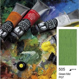 Bigpoint 505 Green Mid 45 ml Cezanne Extra Fine 6'lı Yağlı Boya