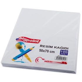 Bigpoint 50x70 cm 100'lü Paket Resim Kağıdı