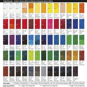 Bigpoint 562 Yellow Green 45 ml 6'lı Yağlı Boya
