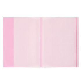 Bigpoint 5'li Paket 25'li Kutu Şeffaf Kırmızı A4 Hazır Defter Kabı