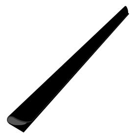 Bigpoint 6 mm Siyah 100'lü Oval Profil Sırtlık