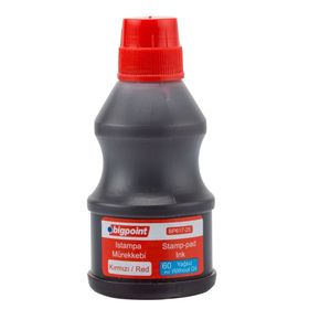 Bigpoint 60 ml Kırmızı Istampa Mürekkebi