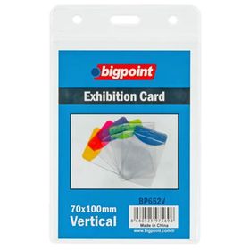 Bigpoint 62x91 mm 10'lu Poşet Dikey Kilitli Kart Poşeti