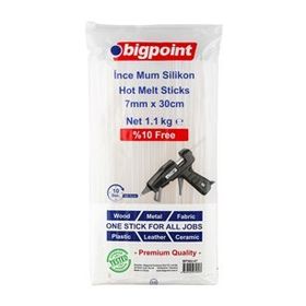 Bigpoint 7 mm x 30 cm 1.1 kg Silikon İnce Mum Çubuk