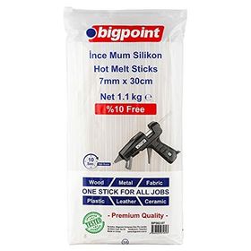 Bigpoint 7 mm x 30 cm 1.1 kg Silikon İnce Mum Çubuk