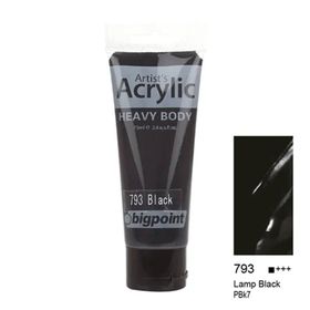Bigpoint 75 ml Lamp Black 793 Akrilik Boya