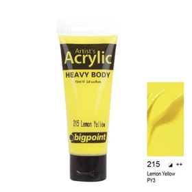 Bigpoint 75 ml Lemon Yellow 215 Akrilik Boya