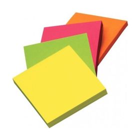 Bigpoint 75x75 mm 4 Neon Renk Yapışkanlı Not Kağıdı