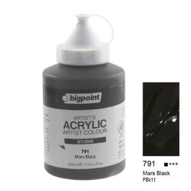 Bigpoint 791 Mars Black 500 ml Akrilik Boya