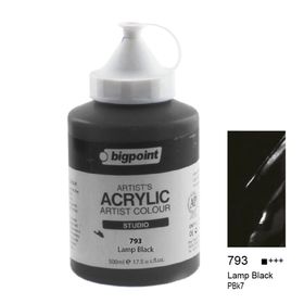 Bigpoint 793 Lamp Black 500 ml Akrilik Boya