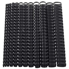 Bigpoint 8 mm Siyah 100'lü Plastik Spiral