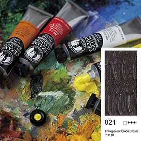 Bigpoint 821 Transparent Oxide Brown 45 ml Cezanne Extra Fine 6'lı Yağlı Boya