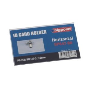 Bigpoint 90x54 mm İğneli Yaka Kartı