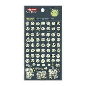 Bigpoint Beyaz Smile 15'li Sticker