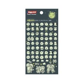 Bigpoint Beyaz Smile 15'li Sticker