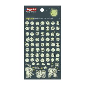 Bigpoint Beyaz Smile 15'li Sticker