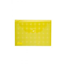 Bigpoint BP235-15 Sarı Desenli Cıtcıtlı Dosya