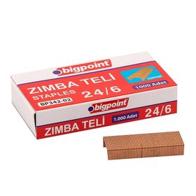 Bigpoint BP342 24/6 Bakır 10'lu Paket Zımba Teli