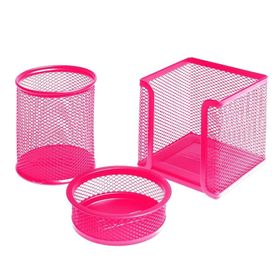 Bigpoint BP403-22 Pembe 3'lü Metal Perfore Set