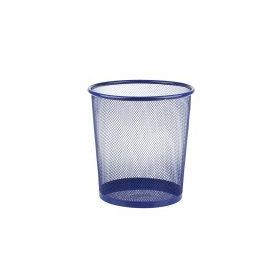 Bigpoint BP409-35 Orta Mavi Metal Perfore Çöp Kovası