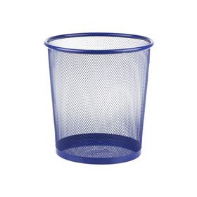 Bigpoint BP409-35 Orta Mavi Metal Perfore Çöp Kovası