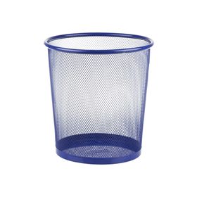Bigpoint BP409-35 Orta Mavi Metal Perfore Çöp Kovası