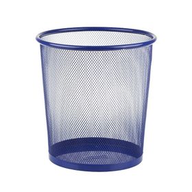 Bigpoint BP40935 Küçük Mavi Metal Perfore Çöp Kovası
