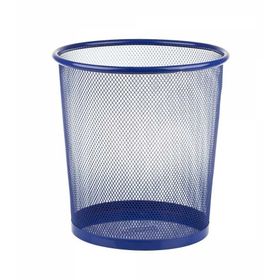 Bigpoint BP40935 Küçük Mavi Metal Perfore Çöp Kovası