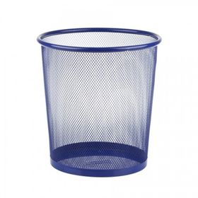 Bigpoint BP40935 Küçük Mavi Metal Perfore Çöp Kovası