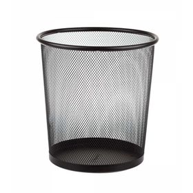 Bigpoint BP40995 Küçük Siyah Metal Perfore Çöp Kovası