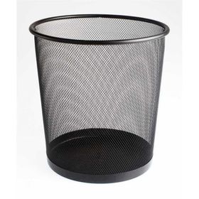 Bigpoint BP40995 Küçük Siyah Metal Perfore Çöp Kovası