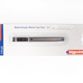 Bigpoint BP443 Dar Metal Cep Tipi Maket Bıçağı