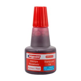 Bigpoint BP61625 30 cc Kırmızı Istampa Mürekkebi