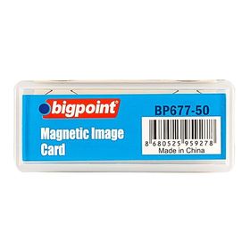 Bigpoint BP677 Mıknatıslı Şeffaf İsimlik