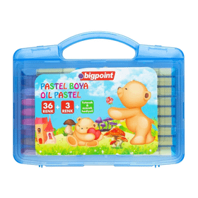 Bigpoint BP744 36 Renk Çantalı Pastel Boya