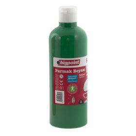 Bigpoint BP74955 500 ml Yeşil Yıkanabilir Parmak Boyası