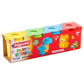Bigpoint BP76104 4'lü Set Oyun Hamuru