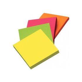 Bigpoint BP810-15 Neon Sarı 75x75 Yapışkanlı Not Kağıdı