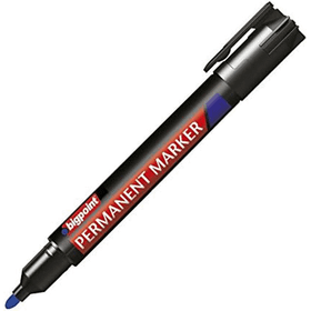 Bigpoint BP91535 Permanent Yuvarlak Uç Mavi Markör
