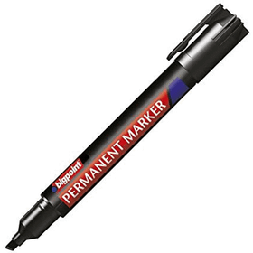 Bigpoint BP91695 Kesik Uç Siyah Permanent Markör