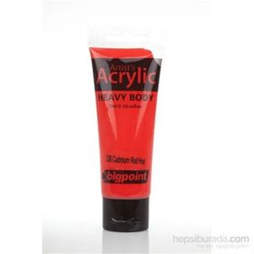 Bigpoint BPPAHB75-326 Cad Red Hue 75 ml Akrilik Boya