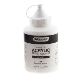 Bigpoint BPPAS500A 104 Titanium White 500 ml Akrilik Boya